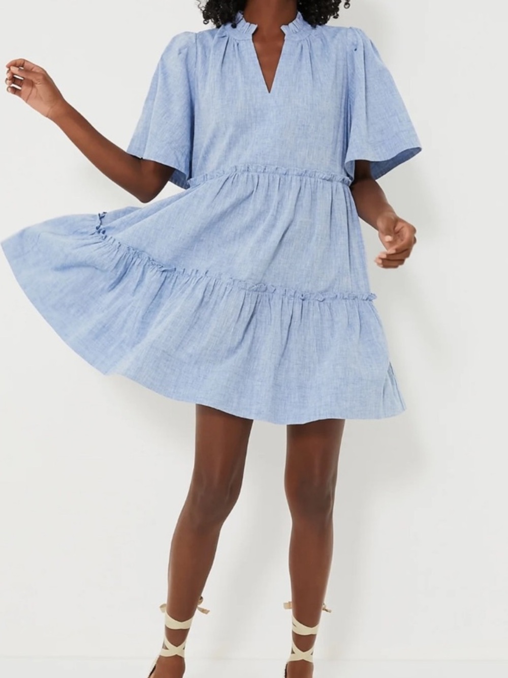 Tuckernuck Chambray Crawford Mini Dress